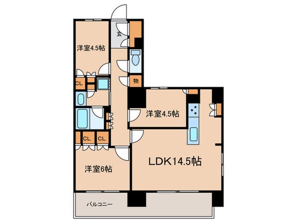 ＧＲＡＮＰＡＳＥＯ丸の内の物件間取画像